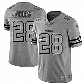 Nike Raiders 28 Josh Jacobs 2019 Gray Gridiron Gray Vapor Untouchable Limited Jersey Dyin,baseball caps,new era cap wholesale,wholesale hats